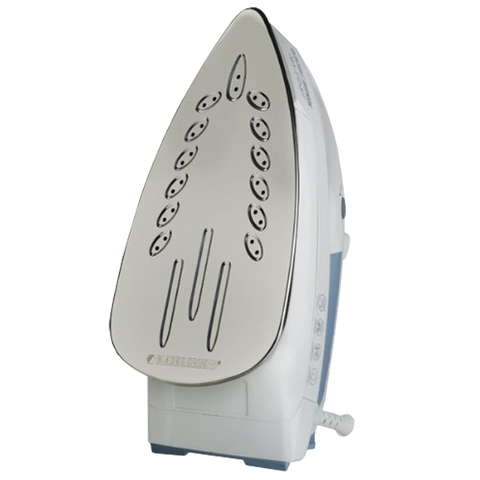 Black & Decker D6000 All-Temp Steam Iron with Stainless-Steel Soleplate